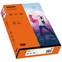tecno A4 Gekleurd papier Intens oranje 120 g/m² 250 Vellen