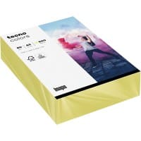 tecno A5 Gekleurd papier Geel 80 g/m² 500 Vellen