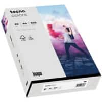 tecno A4 Gekleurd papier Lichtgrijs 80 g/m²  500 Vellen 