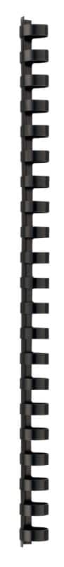 Inbindruggen 16 mm A4 PVC (Polyvinylchloride) 65 vel Zwart 100 Stuks