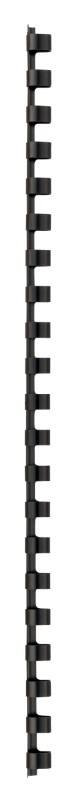 Inbindruggen 69050 12 mm A4 Plastic 95 vel Zwart 100 Stuks
