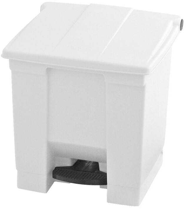 Poubelle Rubbermaid 30.3 L Blanc Polyéthylène 561152.0000