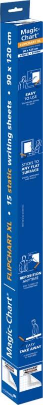 Feuille pour chevalet Legamaster Magic-Chart XL 7-159054 120 x 90 cm Quadrillé Blanc Rouleau de 15 feuilles