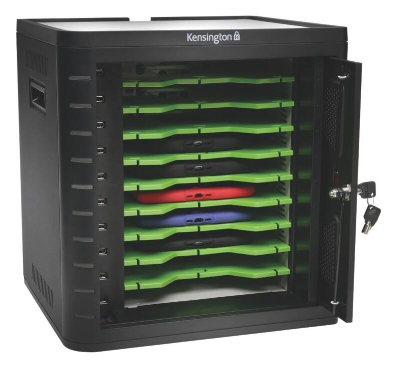 Kensington Universele Charge & Sync Cabinet K67862EU Tot 10 Tablets 430 x 400 x 350 mm Zwart