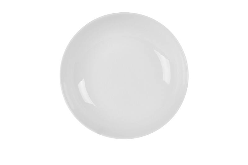 Nobel Fine Bone China Coupebord Porselein 310 mm Crème 12 Stuks