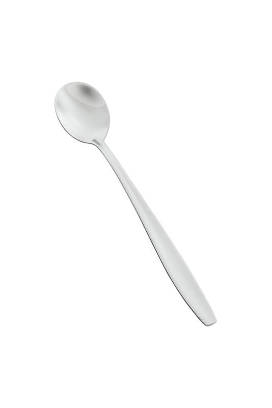 Cuillère longue Resistance en acier inoxydable Argenté Paquet de 12