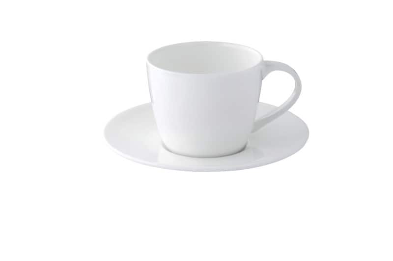 Tasse à espresso Nobel Fine Bone China Porcelaine 100 ml Crème 24 Unités