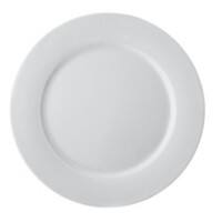 Assiette Nobel Fine Bone China Porcelaine 210 mm Crème 24 Unités