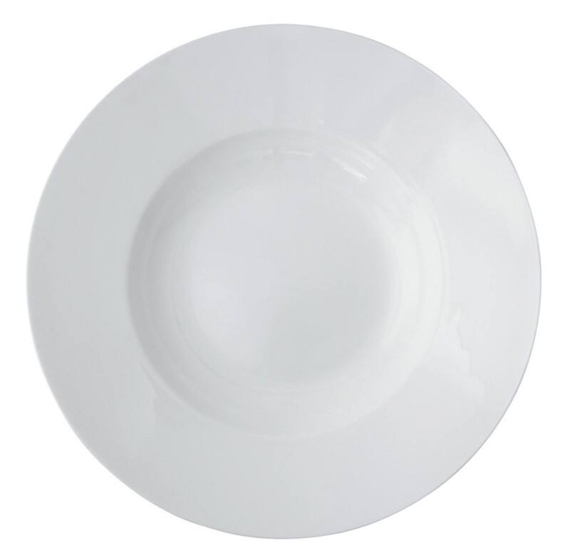 Assiette Nobel Fine Bone China Porcelaine 230 mm Crème 24 Unités