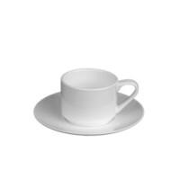 Nobel Fine Bone China Koffiekop Porselein 160 ml Crème 24 Stuks