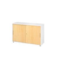 Armoire Hammerbacher Aggloméré 2 Étagères Verrouillable  Blanc