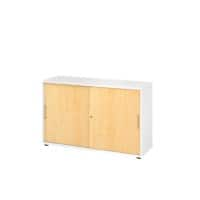 Armoire Hammerbacher V1752S/W/3/BS Blanc 120 x 40 x 74,8 cm