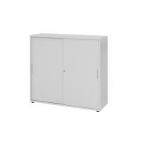 Armoire Hammerbacher Aggloméré 4 Étagères Verrouillable  Gris