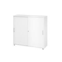 Armoire Hammerbacher V1753S/W/W/BS Blanc 120 x 40 x 110 cm