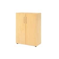 Armoire Hammerbacher Aggloméré 2 Étagères Verrouillable  Érable Brun