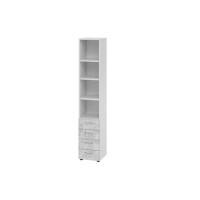 Armoire Hammerbacher V964S4/5/M/BS Gris, Béton 40 x 42 x 215,4 cm