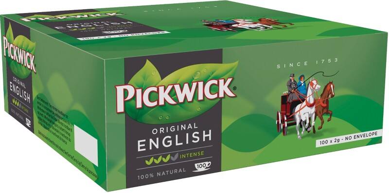 Pickwick Thee Zakjes Engels 100 Stuks à 2 g