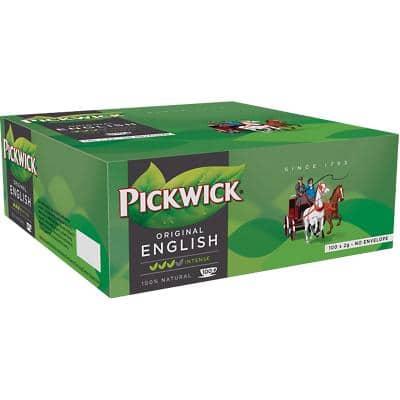 Sachets de thé mélange anglais Pickwick Sans enveloppe 100 unités