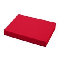 Tutorcraft Gekleurd papier A4 180 g/m² Kerst Rood Pak van 200 Vellen