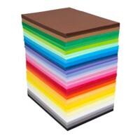 Tutorcraft Knutselkarton A4 110 g/m² 27 verschillende kleuren met elk 80 vellen