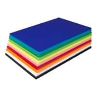 Tutorcraft Gekleurd papier A4 180 g/m² 10 verschillende kleuren met elk 25 vellen