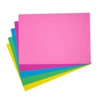 Tutorcraft Multikleur Gekleurd papier Zomerseizoen Pak A2 180 gsm Pak van 50 Vellen