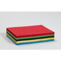 Tutorcraft Knutselkarton A4 110 g/m² 5 verschillende kleuren met elk 100 vellen