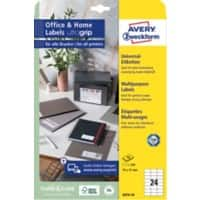 Étiquettes AVERY Zweckform 3474-10 adhésif A4 Blanc 70 x 37 mm 10 Feuilles de 24 Étiquettes