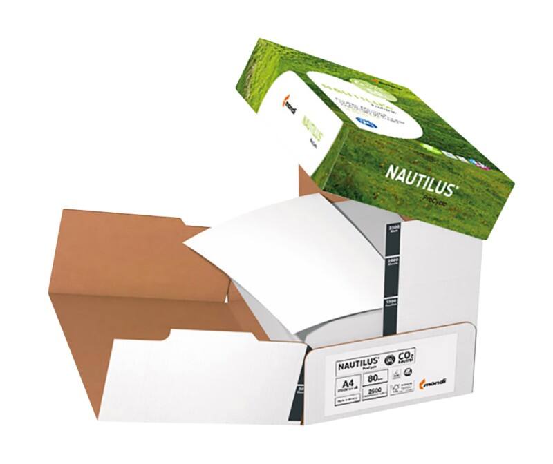 Nautilus ProCycle A4 Kopieerpapier  80 g/m² Glad Wit 2500 Vellen