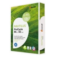 Papier 100 % recyclé Nautilus ProCycle A3 Blanc 135 CIE 500 feuilles