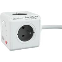 Multiprise WiFi Allocacoc Powercube 4 Ports Type E 1.5 m Blanc, gris