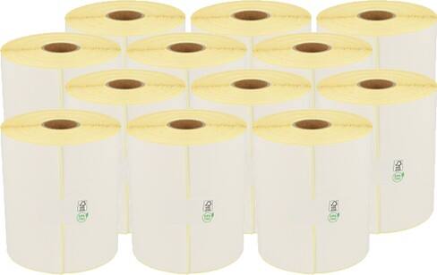 Rouleau d'étiquettes Compatible 8800284-605 Adhésif 102 x 210 mm 12 Rouleaux de 210 Étiquettes