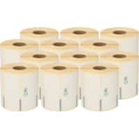 Étiquettes d’expédition Zolemba TSP TSP 700-800 Star Compatibles Autocollantes Blanc 38 x 76 mm 2 rouleaux de 810 Étiquettes