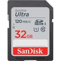 SanDisk Ultra-geheugenkaart 32 GB SDHC UHS-I klasse 10