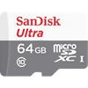 Carte MicroSD SanDisk Ultra Lite microSDXC UHS-I avec adaptateur SD 64 Go Classe 10