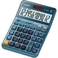 Calculatrice de bureau Casio DF-120EM 12 touches Écran LCD Bleu