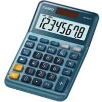 Calculatrice de bureau Casio MS-88EM 8 touches Écran LCD Bleu