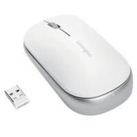 Kensington SureTrack Dual Draadloze ergonomische muis K75353WW Optisch Voor links- en rechtshandigen Bluetooth/USB-A Nano-ontvanger Wit
