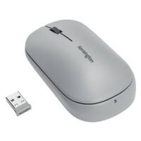 Kensington SureTrack Dual Draadloze ergonomische muis K75351WW Optisch Voor links- en rechtshandigen Bluetooth/USB-A Nano-ontvanger Grijs