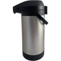 Carafe isotherme EasyPush 3.5 L Acier inoxydable Argenté, noir