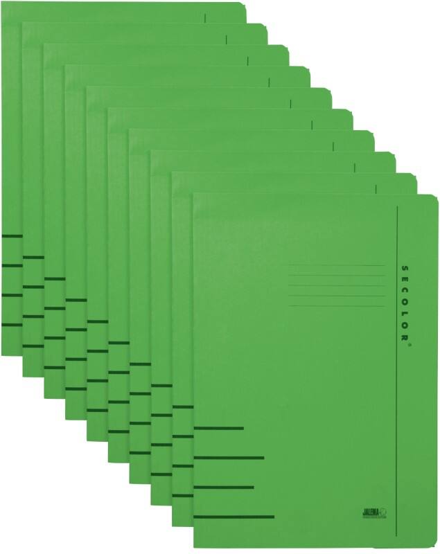 Djois Clipmap Secolor Folio Groen Karton 10 stuks