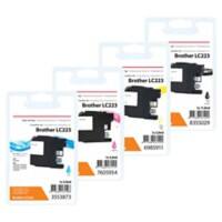 Viking compatibele Brother inktcartridge LC-223VAL cyaan, geel, magenta, zwart multipak 4 stuks