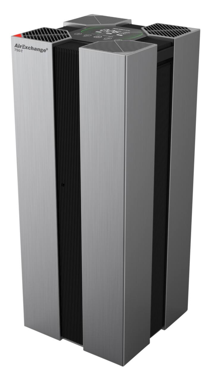 Purificateur d'air AirExchange 750-T 33 x 33 x 80.6 cm Gris