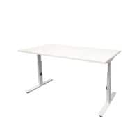 Bureau Schaffenburg Linesto Plus Blanc 140 x 80 x 65,5 - 85,5 cm