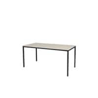 Bureau Schaffenburg Domino Basic Blanc, noir 160 x 80 cm