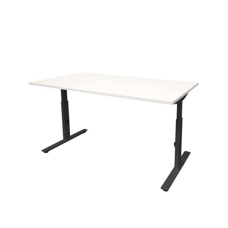 Bureau Schaffenburg Linesto Plus Blanc T-Pied 1600 (l) x 800 (p) x 655 (H) mm Mélamine