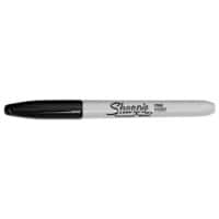 Marqueur permanent Sharpie Pointe fine, ogive Noir