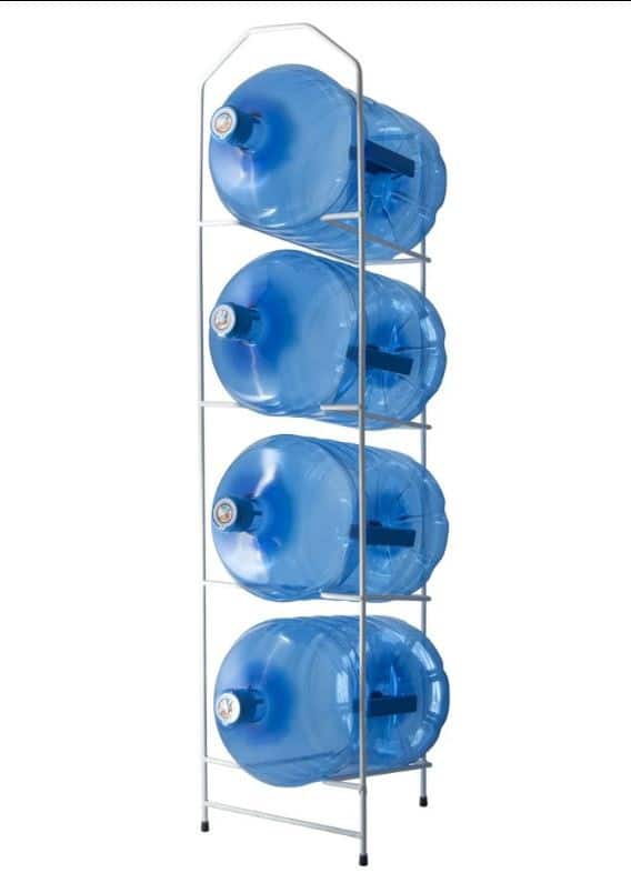 Support pour bonbonne à eau Eden pour 4 bouteilles Blanc