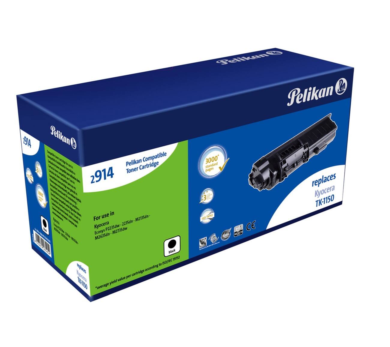 Pelikan Compatibel Kyocera Toner TK-1150 Zwart