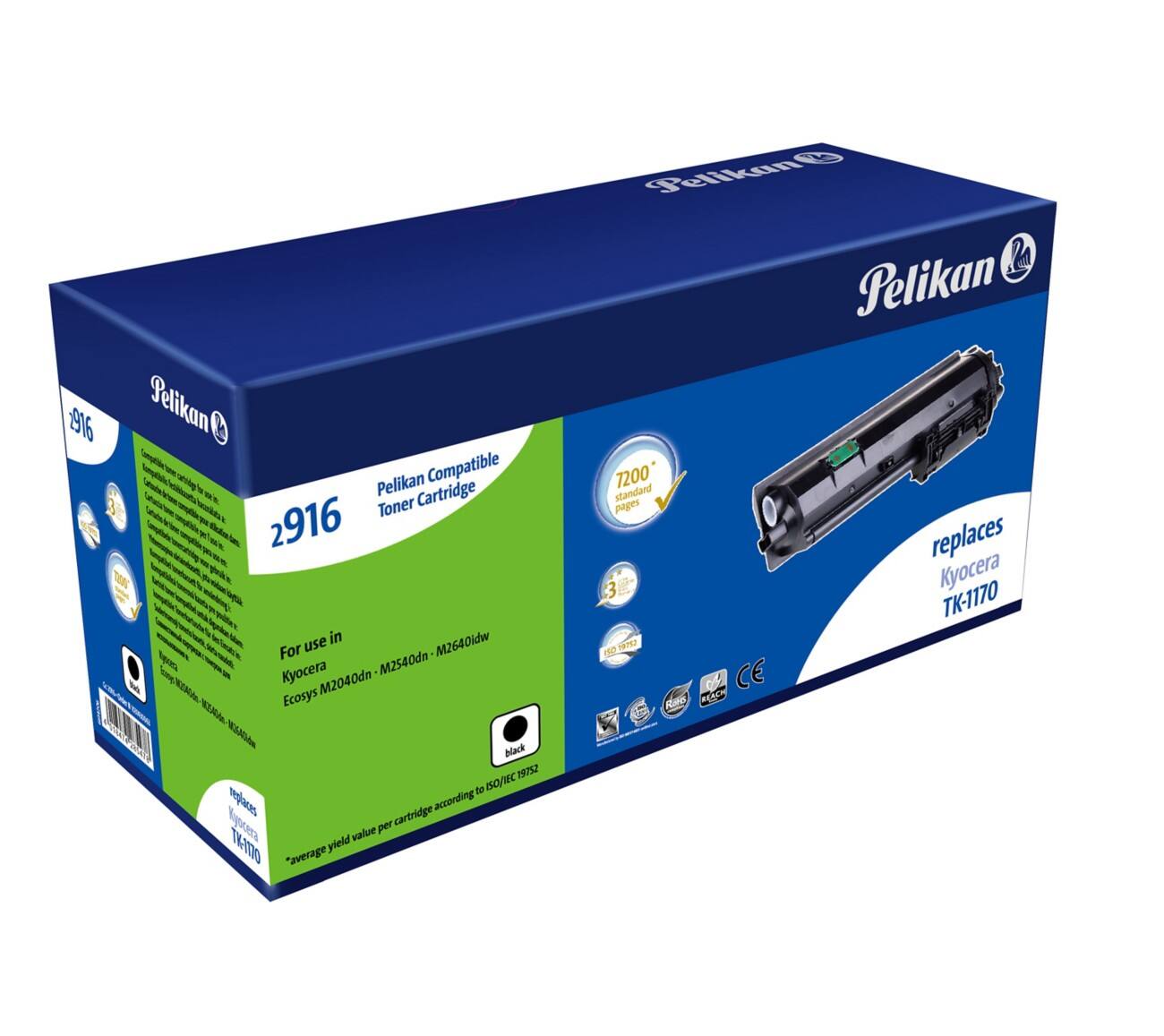 Pelikan Compatibel Kyocera Toner TK-1170 Zwart